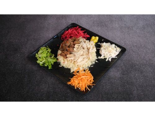 Kavurmalı Tavuklu Karışık Pilav